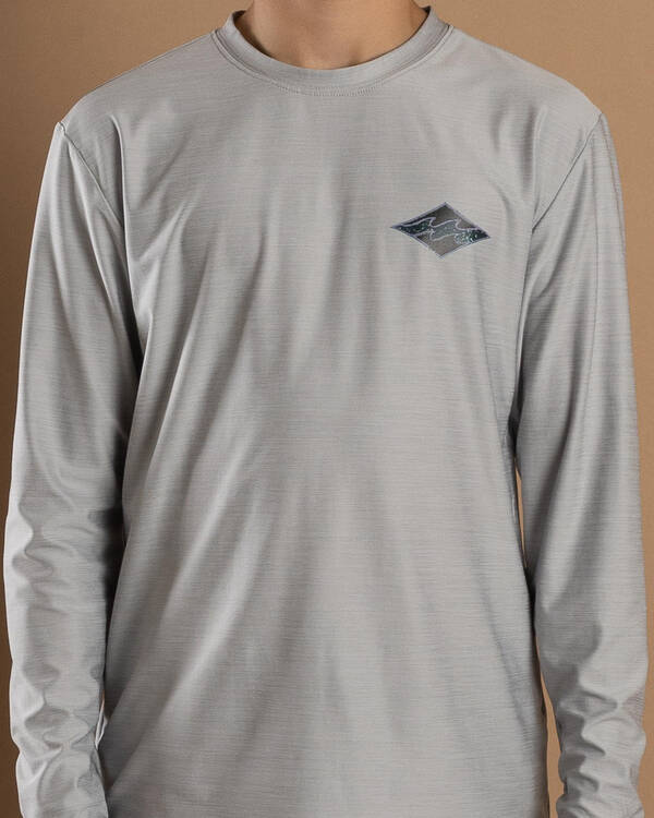 Billabong Boys' Diamond Shoreline Long Sleeve Rash Vest for Mens