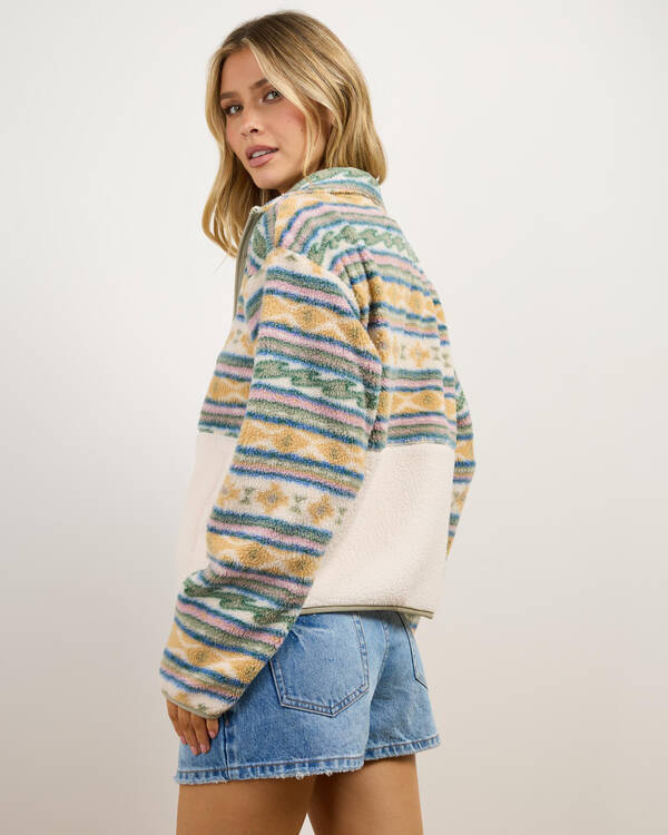 Billabong Rock Jetty Mock Neck Zip Sweatshirt for Womens