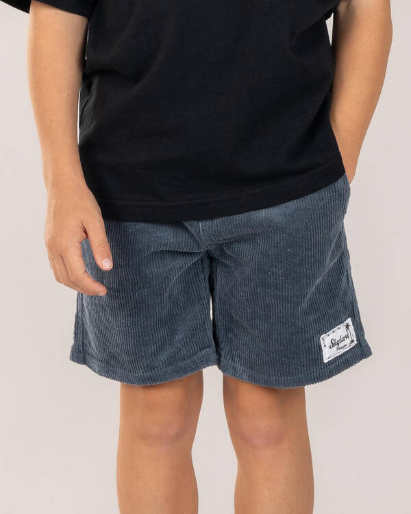 Toddlers' Cord Elastic Waist Shorts