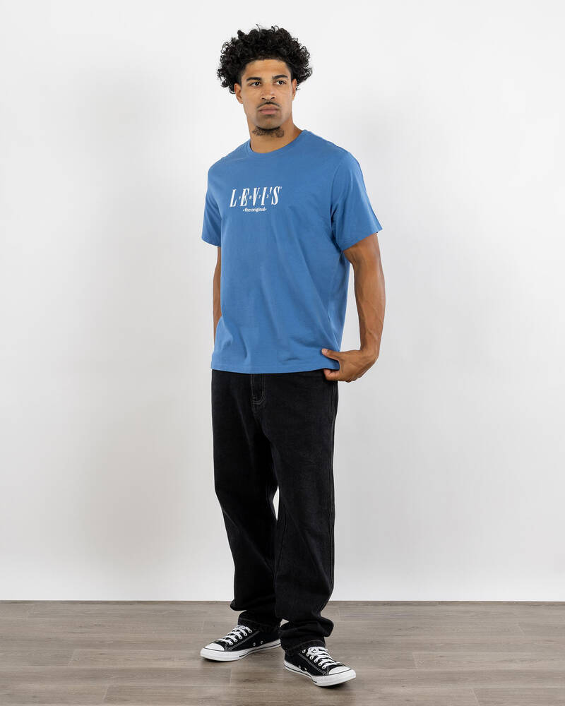 Levi's Serif Logo Relaxed Fit T-Shirt for Mens