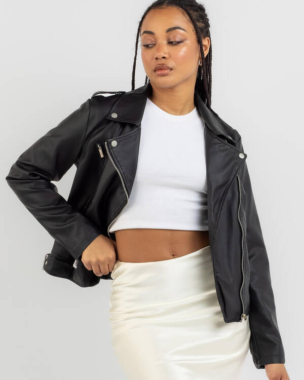 Ava And Ever Kenickie Faux Leather
Jacket for Womens