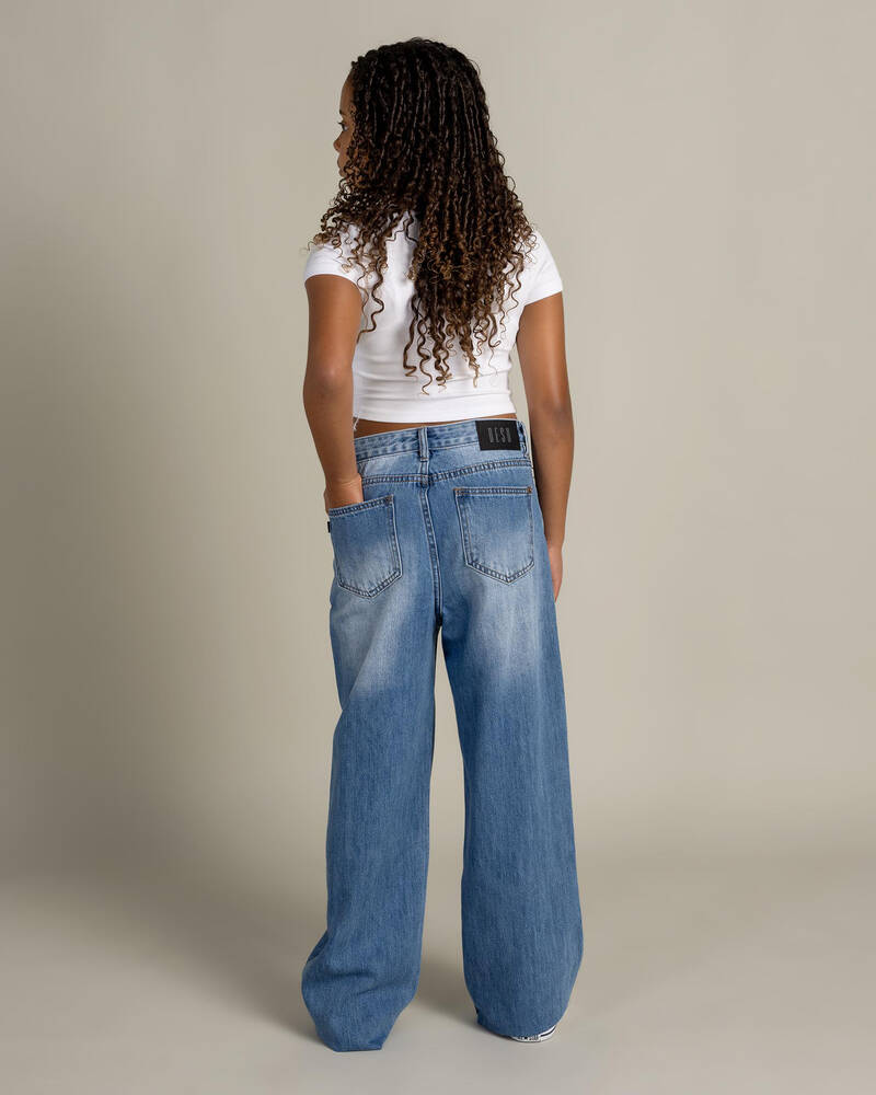 DESU Girls' Icon Straight Leg Jeans for Womens