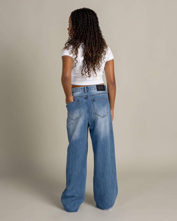 DESU Girls' Icon Straight Leg Jeans for Womens