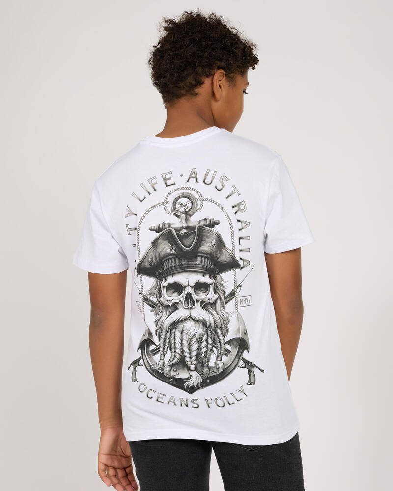 Salty Life Boys' Captain T-Shirt for Mens