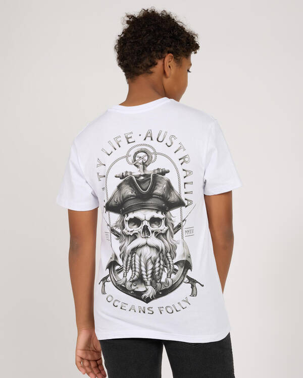 Salty Life Boys' Captain T-Shirt for Mens