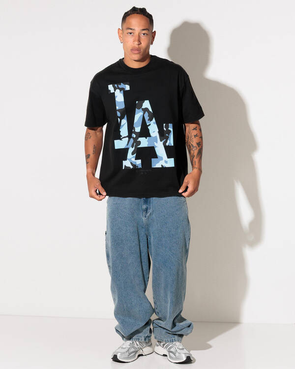 New Era La Dodgers Washed Camo T-Shirt for Mens