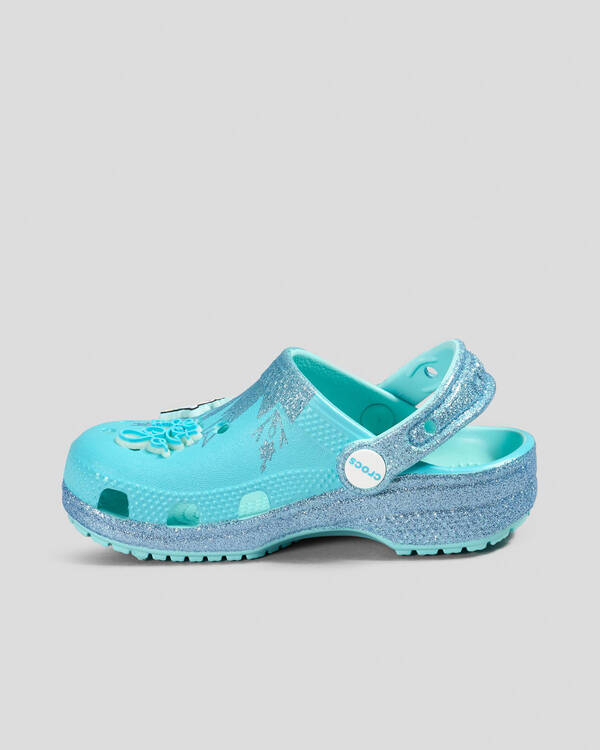 Crocs Toddlers' Frozen Elsa Clogs for Unisex