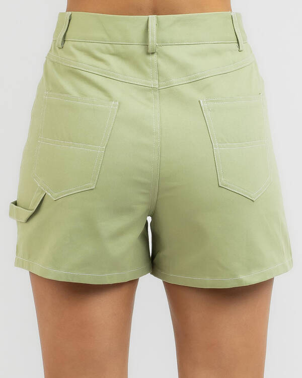 Mint Vanilla Bailee Shorts for Womens
