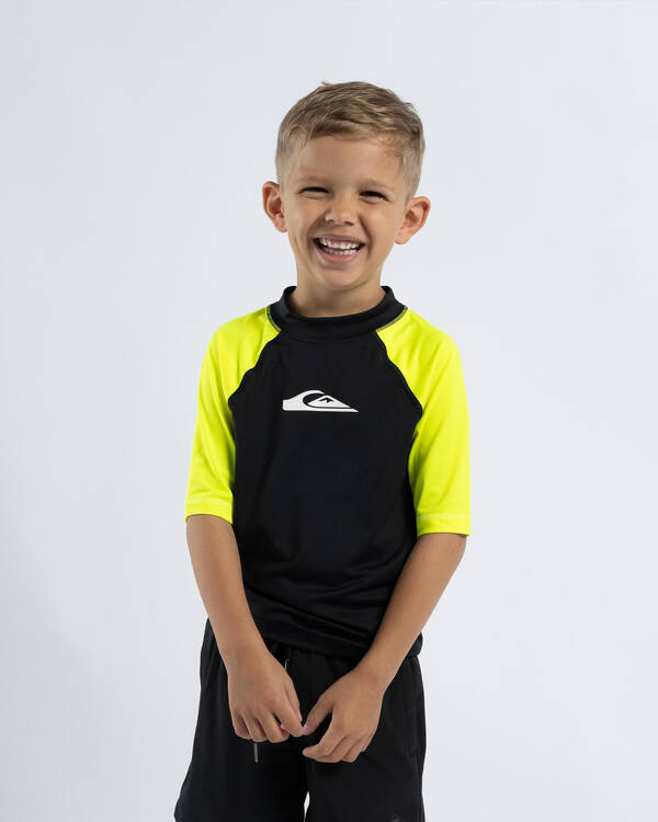 Quiksilver Toddlers' Everyday UPF50 Short Sleeve Rash Vest for Mens