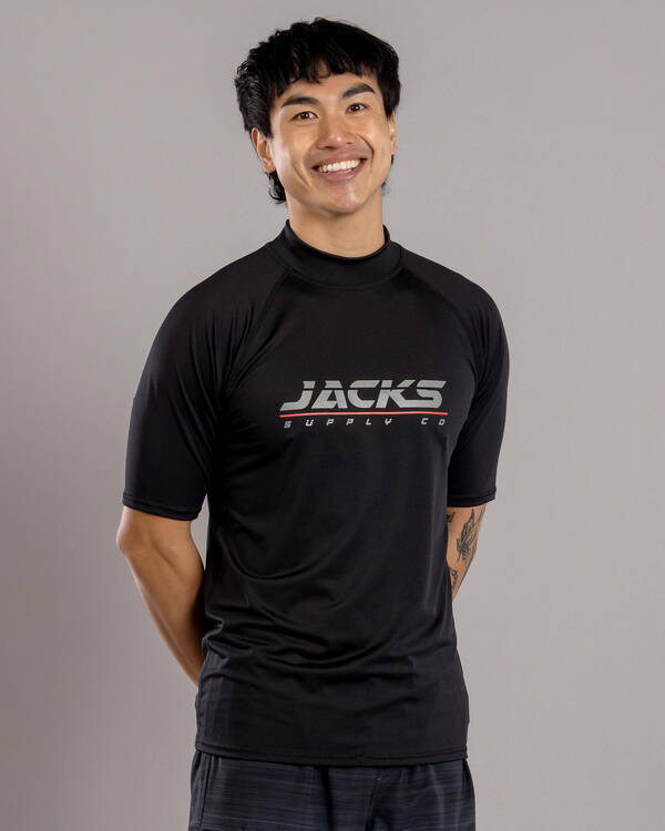 Jacks Rapid Short Sleeve Rash Vest for Mens