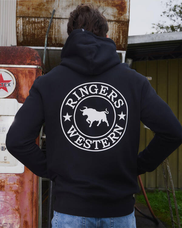 Ringers Western Signature Bull Hoodie for Mens