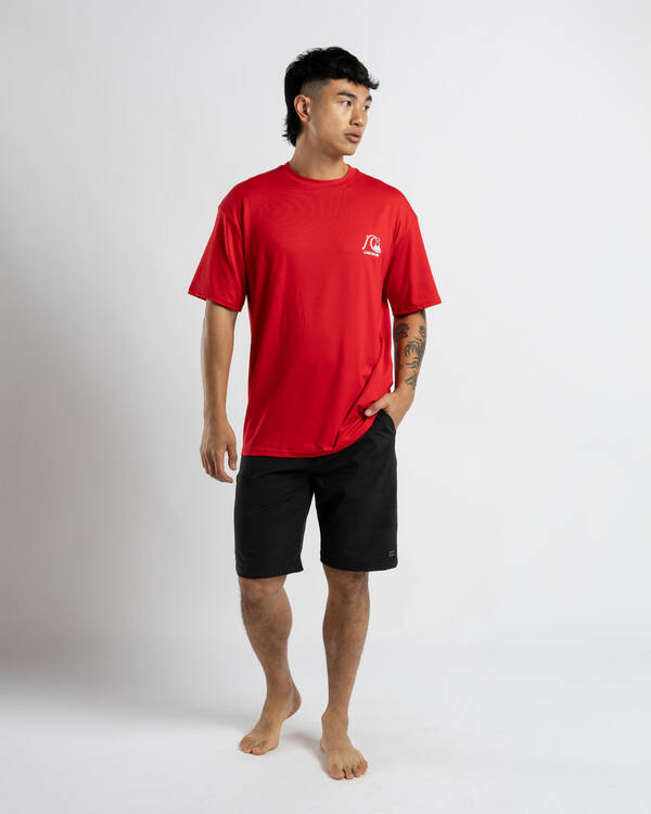 Quiksilver DNA Bubble Logo Short Sleeve Rash Vest for Mens