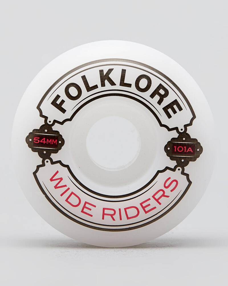 Folklore Wider Rider 54mm Skateboard Wheels for Unisex