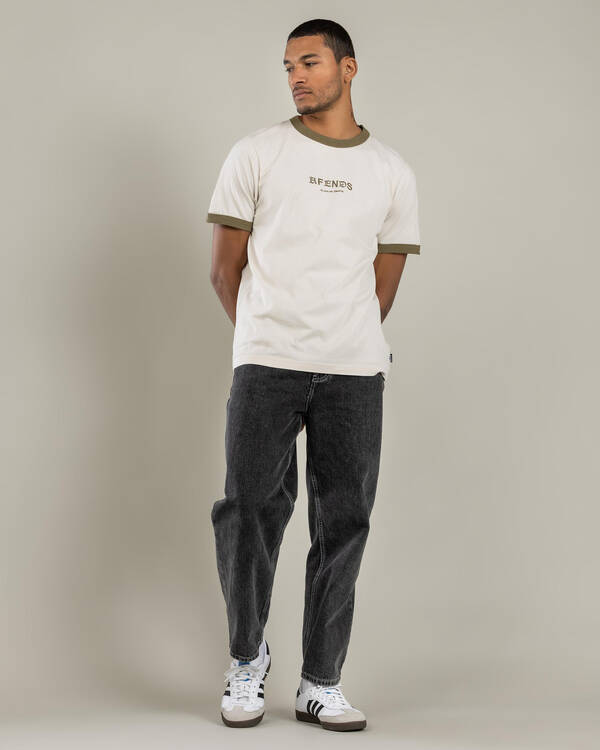 Afends Mix Up Recycled Ringer T-Shirt for Mens