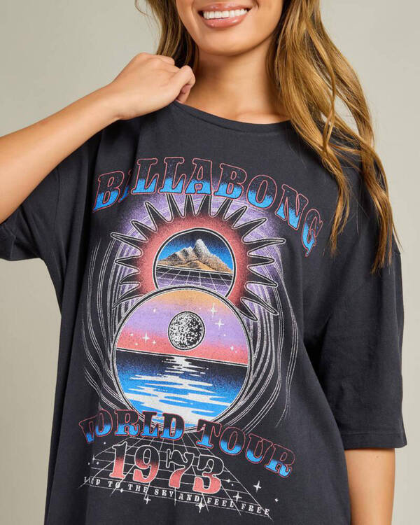 Billabong Focus Tour Oversized Fit T-Shirt for Womens
