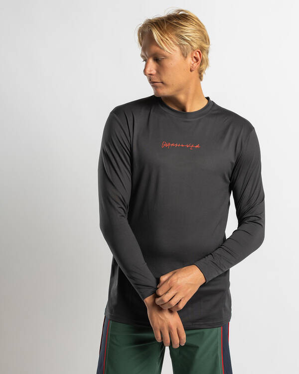Quiksilver DNA Rushed Logo Long Sleeve Wetshirt for Mens