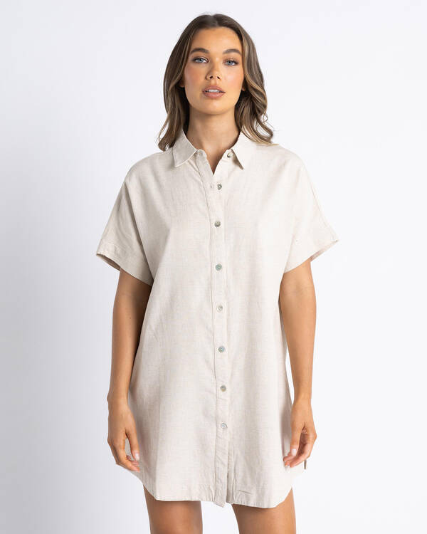 Rhythm Classic Shirt Dress for Womens