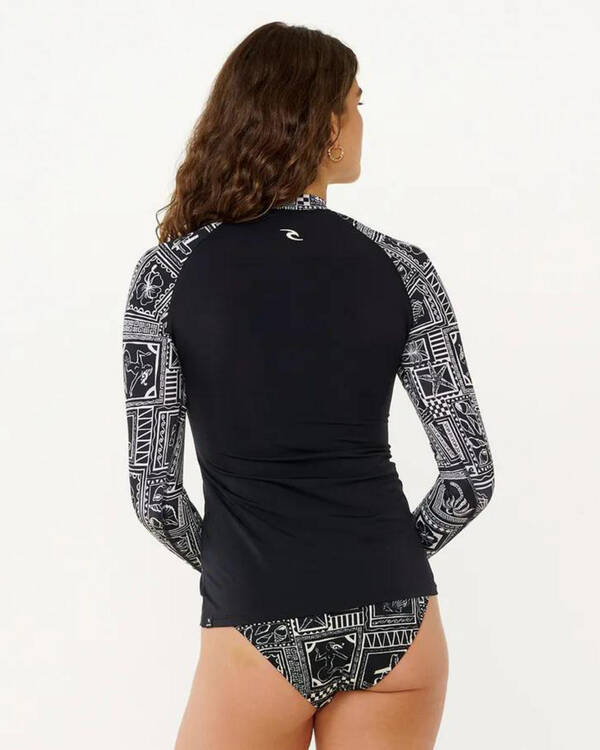 Rip Curl Mermaid Beach Long Sleeve UPF Rash Vest for Womens
