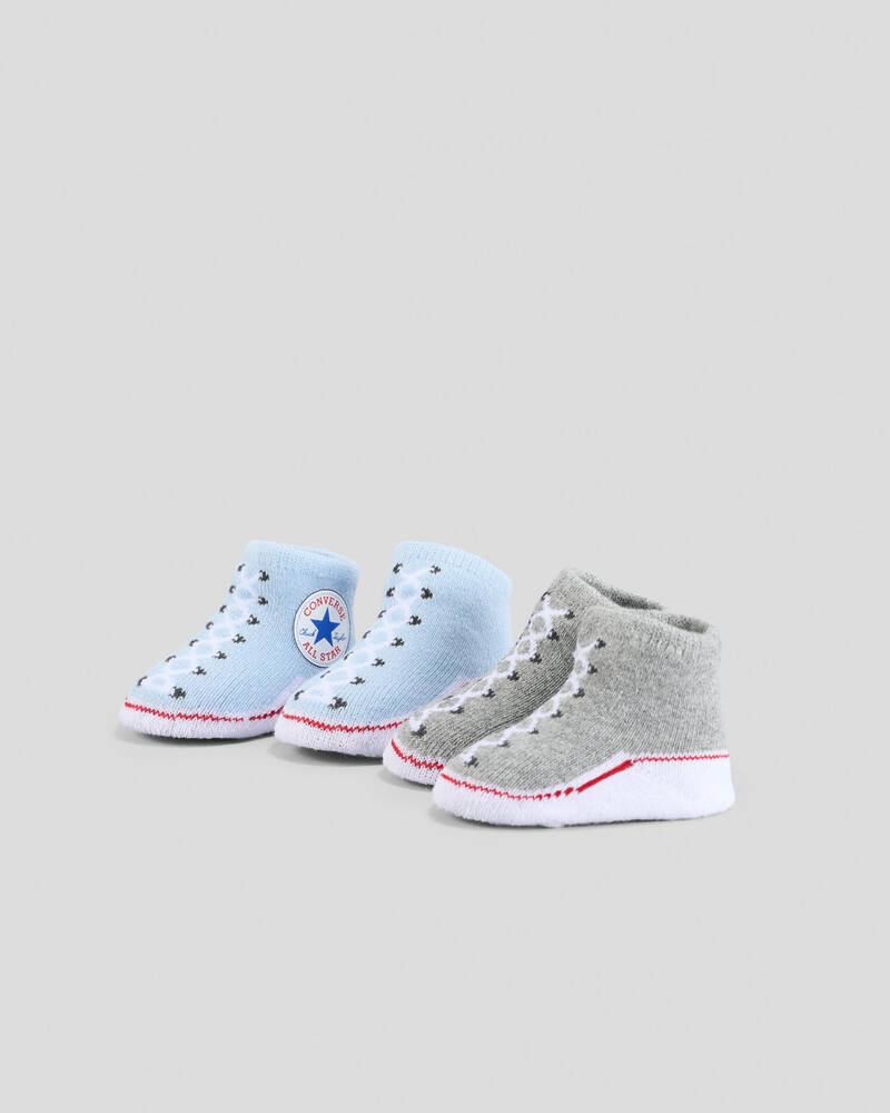 Converse Infant Chuck Taylor Booties 2 Pack for Unisex
