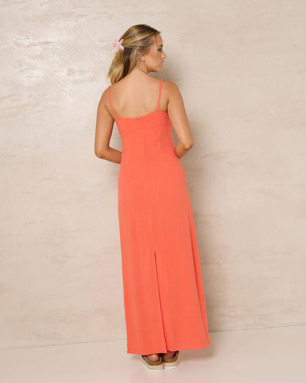 Rhythm Austin Gathered Maxi Dress for Womens