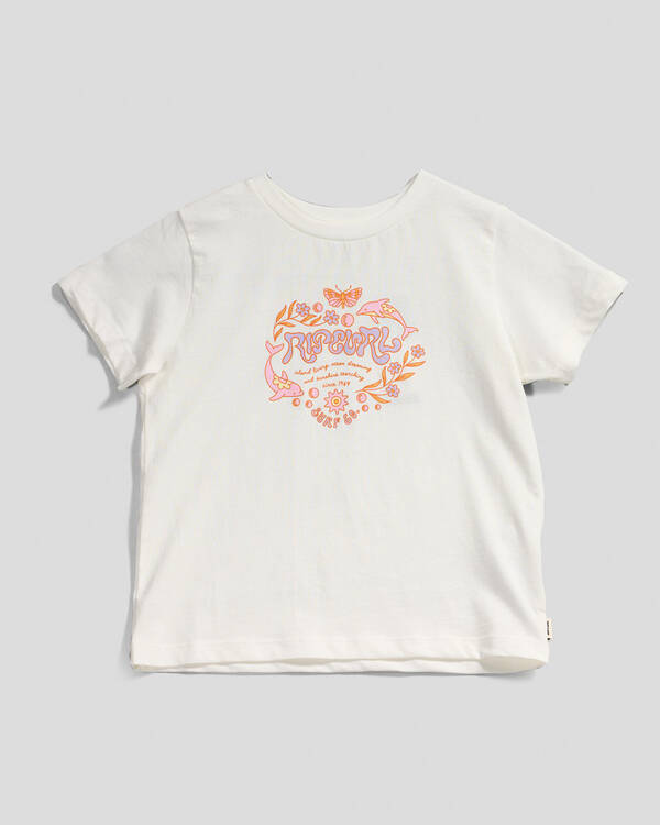 Rip Curl Toddlers' Rainbow Logo/Desto T-Shirt for Womens