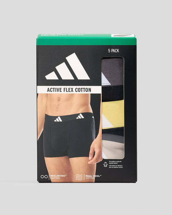 adidas Active Flex Cotton Trunk 3 Pack for Mens