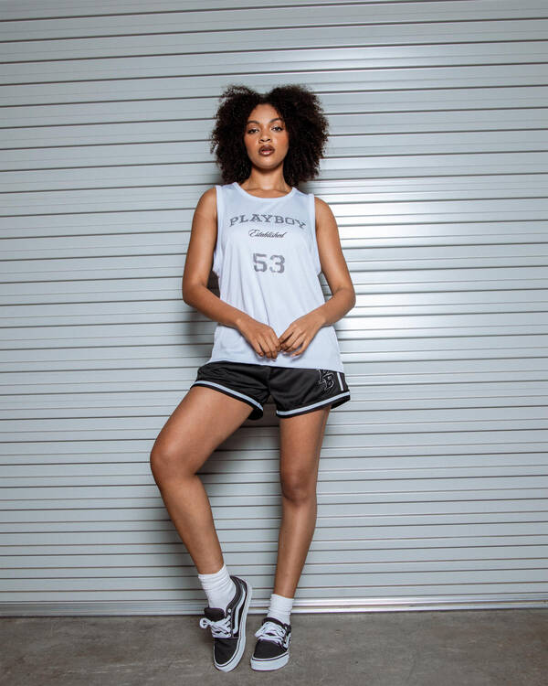 Playboy Playboy '53 Basketball Jersey Tank Top for Womens