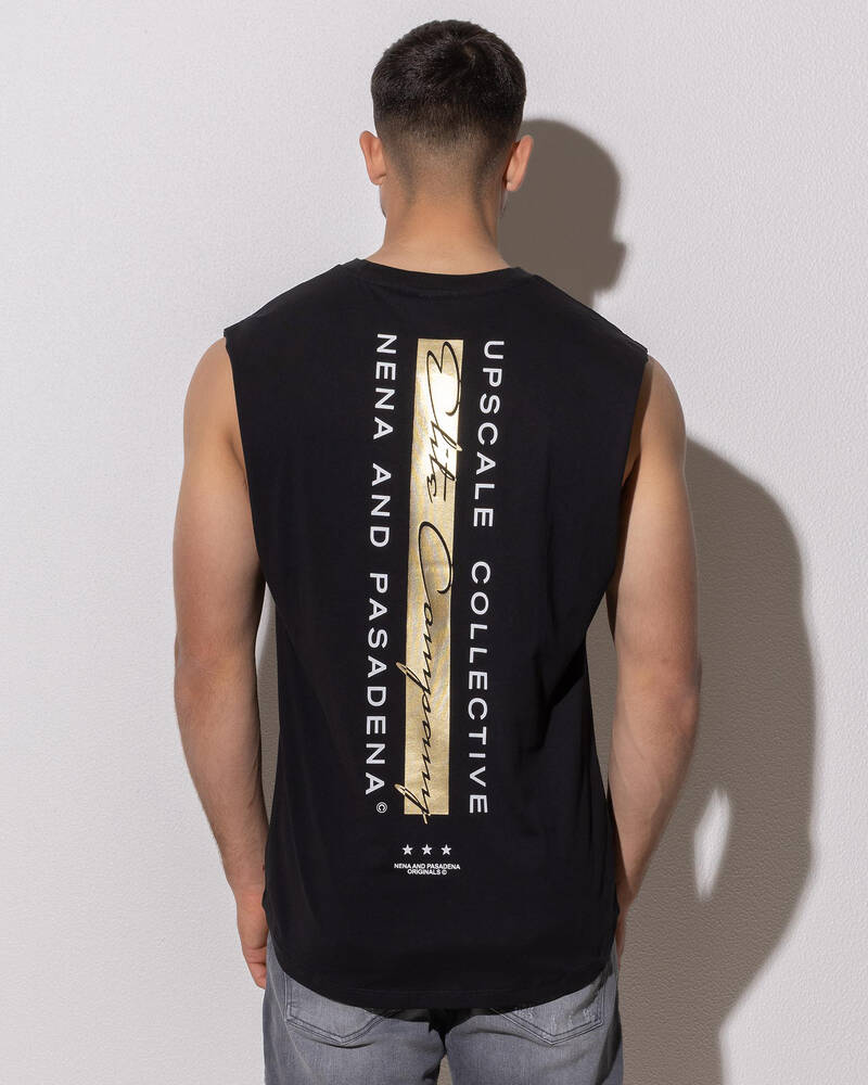 Nena & Pasadena Foreign Scoop Muscle Tank for Mens