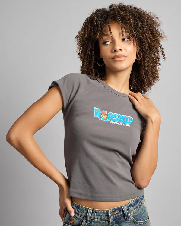 Worship Supplies Be Cool Y2K Raglan T-Shirt for Womens