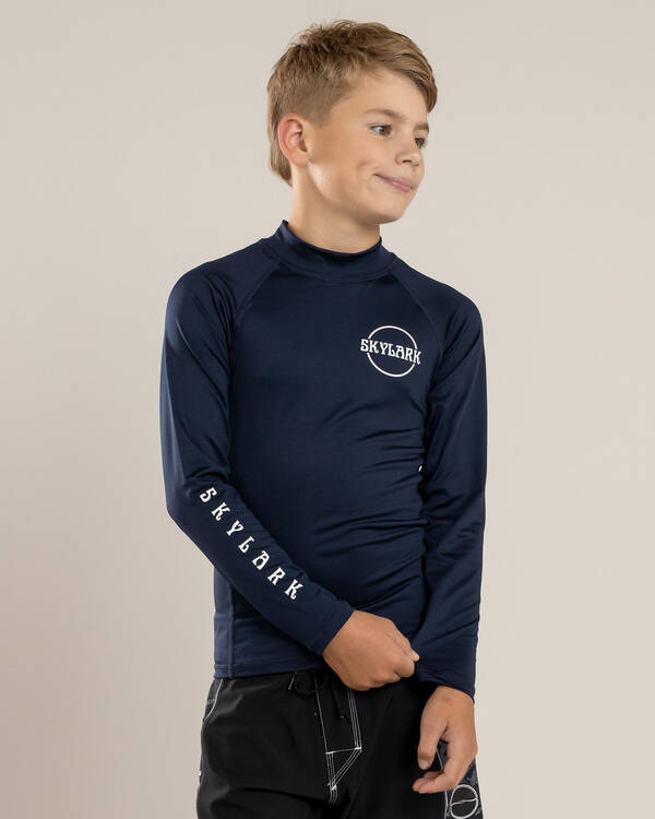 Skylark Boys' Immerse Long Sleeve Rash Vest for Mens