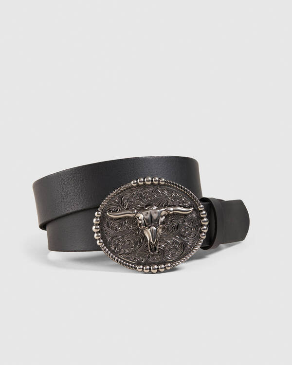 Miscellaneous Ranchman Leather Belt for Mens