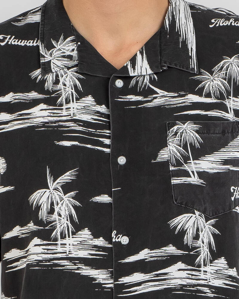 Town & Country Surf Designs Island Time Short Sleeve Shirt for Mens