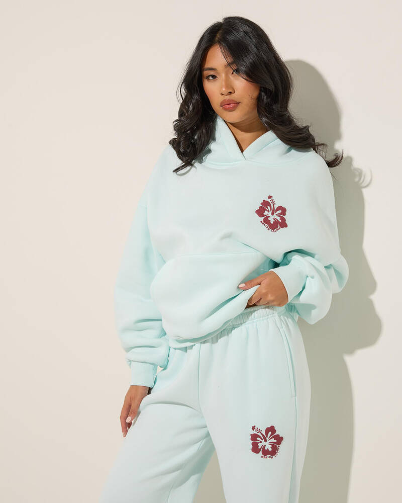 Malibu Lounge Hibiscus Hoodie for Womens