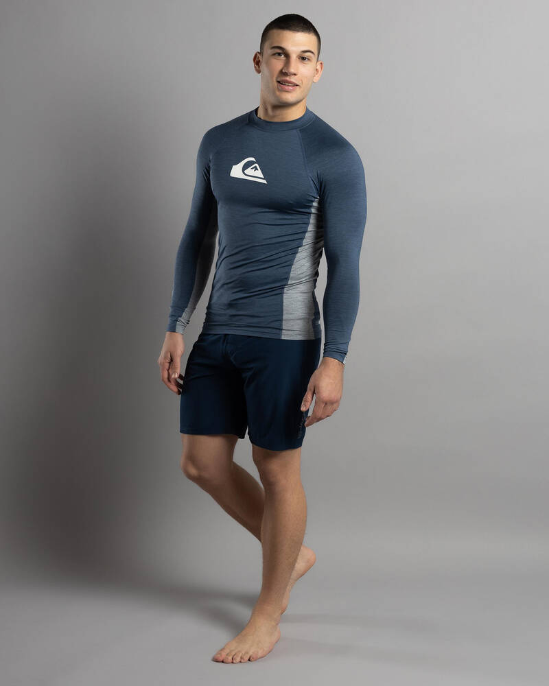 Quiksilver Everyday UPF50 Comp Long Sleeve Rash Vest for Mens