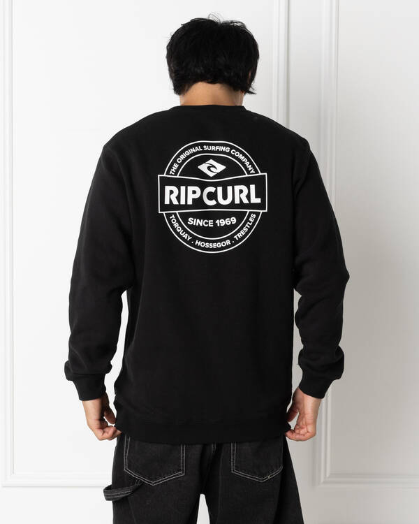 Rip Curl Stapler Crew Sweatshirt for Mens