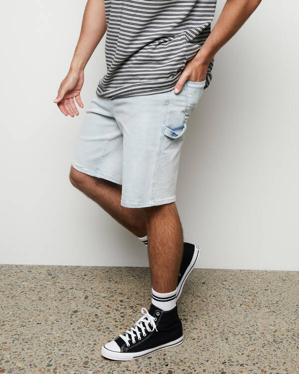 Skylark Baggy Denim Walk Shorts for Mens