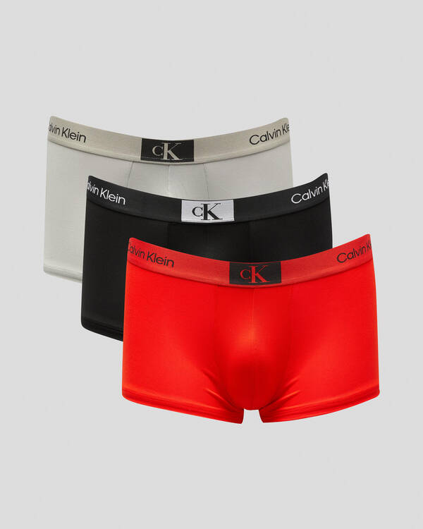Calvin Klein 96 Micro Low Rise Trunks 3 Pack for Mens