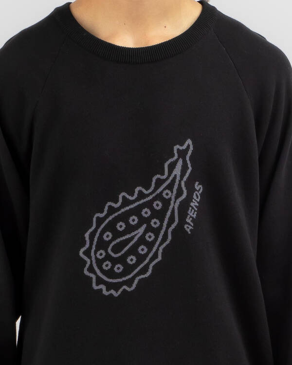 Afends Recycled Raglan Knit Jumper for Mens