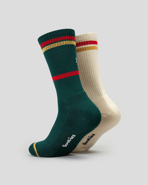 FOOT-IES VB Hard Earned Thirst Sneaker Socks 2 Pack for Mens