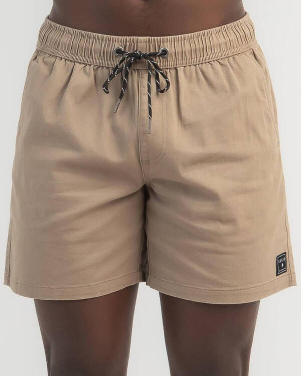 Lucid Lever Elastic Waist Shorts for Mens