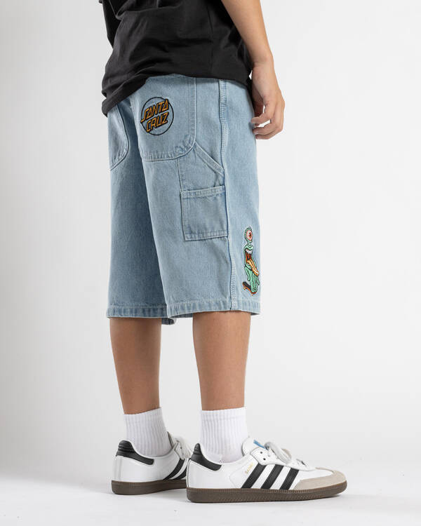 Santa Cruz Boys' Opus Grip Dot Carpenter Shorts for Mens
