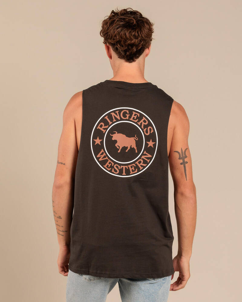 Ringers Western Signature Bull Muscle Tank for Mens