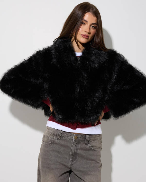 Ava And Ever Florence Faux Fur Jacket for Womens