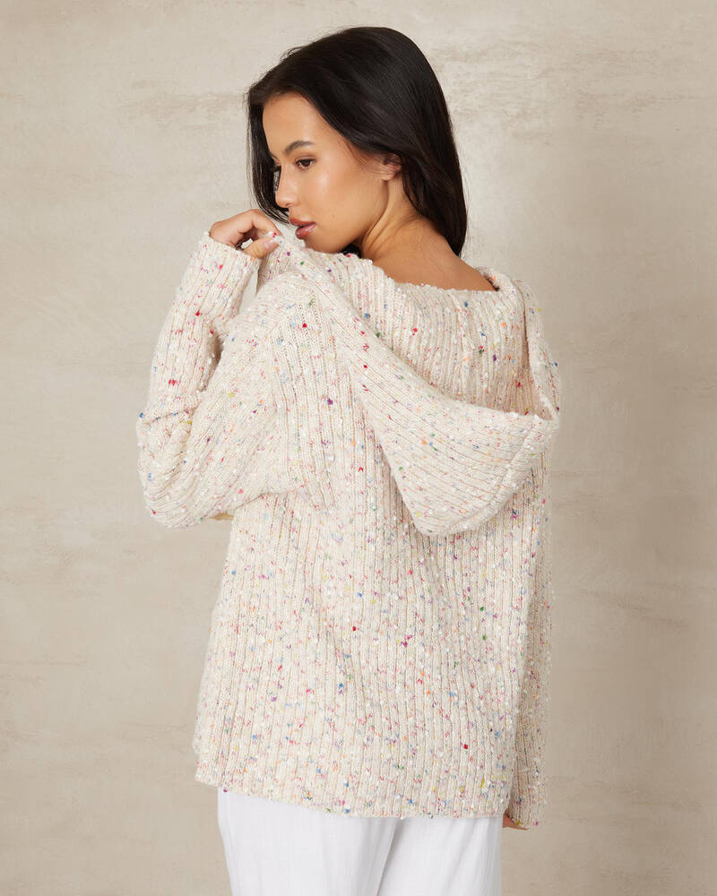 Mooloola Sam Hooded Knit Cardigan for Womens