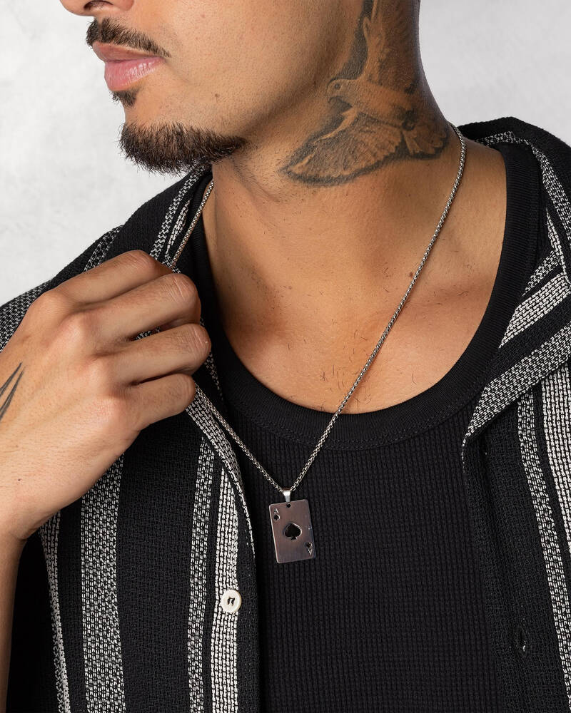 REPUBLIK Ace Of Spades Necklace for Mens