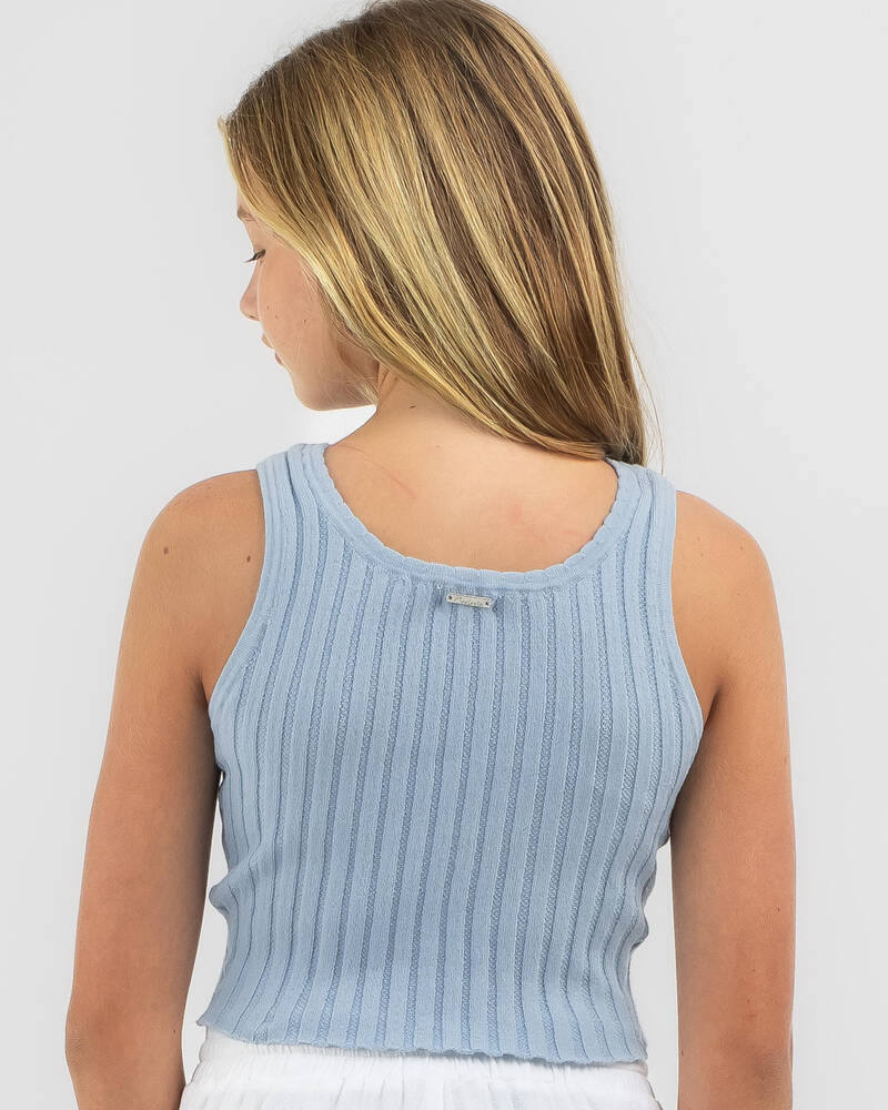 Mooloola Girls' Harley Pointelle Top for Womens