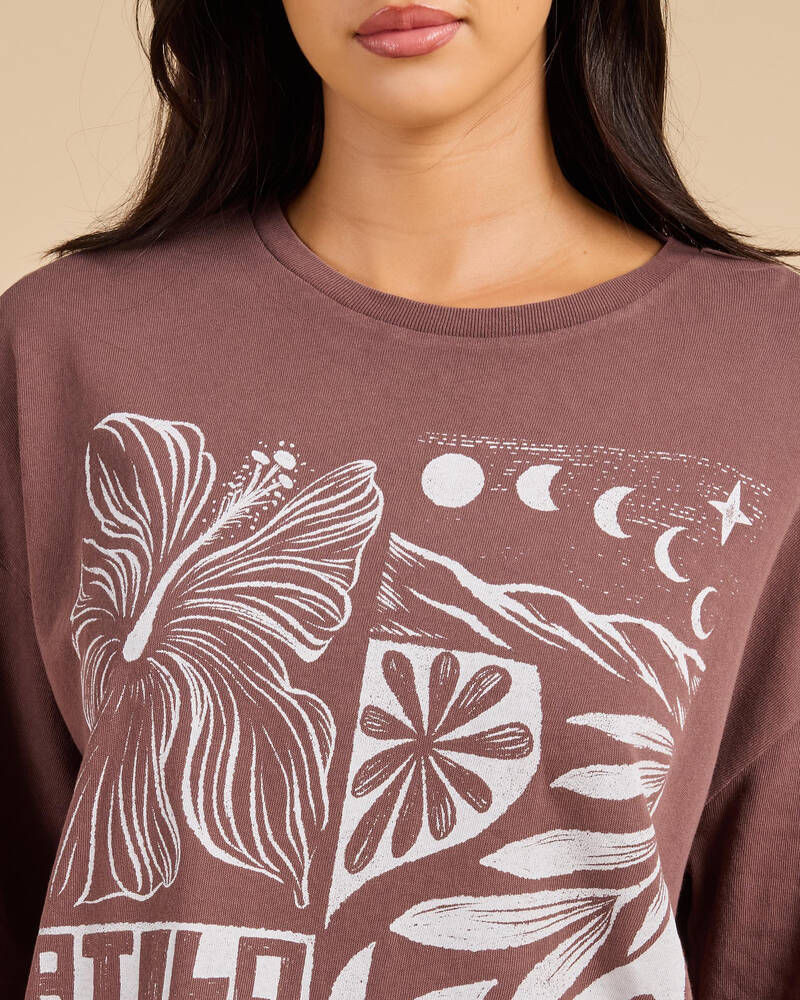 Billabong Winter Nights Oversized Fit T-Shirt for Womens