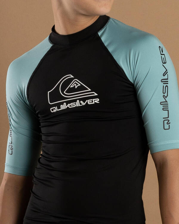Quiksilver Boys'  On Tour Short Sleeve Wet Shirt for Mens