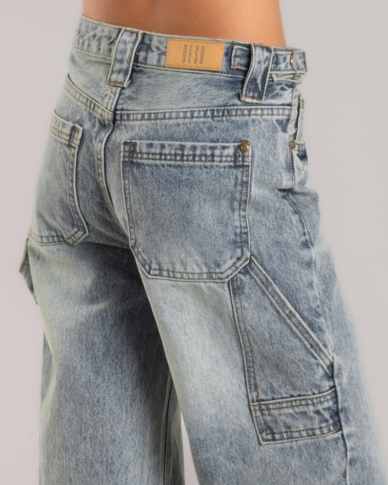 DESU Girls' Jacob Carpenter Jeans for Womens