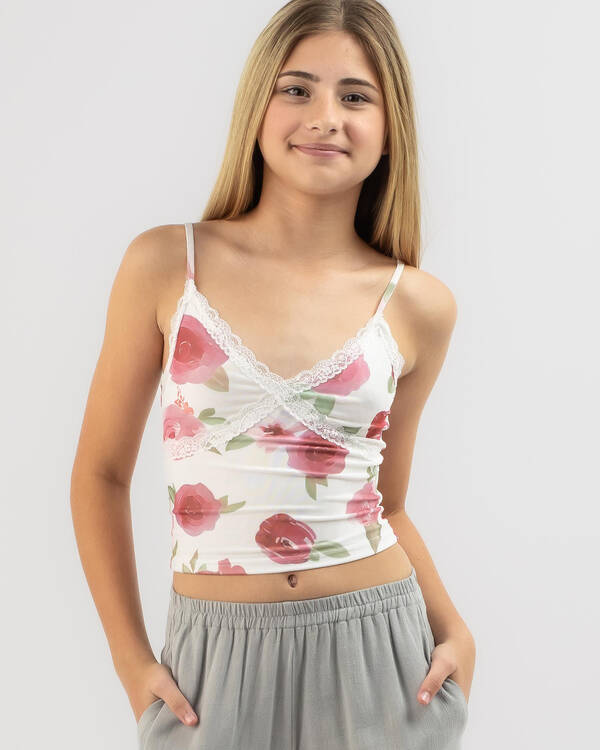 Mooloola Girls' Serena Mesh Cami Top for Womens